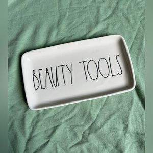 Rae Dunn “Beauty Tools” Catch all Plate